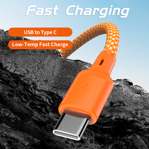 Cavo USB Type-C Intrecciato in Nylon da 60W per Ricarica Rapida e Trasferimento Dati, Compatibile con Xiaomi, <span class=keywords><strong>Samsung</strong></span>, Huawei - Product Image 2