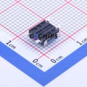 TS-1047A-A2B2-D2 Tactile Switch SMD Switch Single Pole Single Throw Round Button 1.8N Vertical Mount - Product Image 2