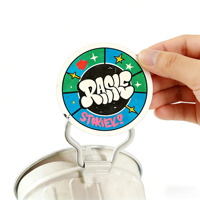 Pegatinas de Vinilo PVC Impermeables Personalizadas, Estilo Retro, Impresas Digitalmente, Autoadhesivas, con Logotipo Personalizado, Pegatinas Troqueladas para Diario