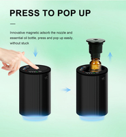 Diffuseur d'arômes pour voiture et maison CNUS X3Pro Alu avec logo personnalisé, rechargeable, sans eau, à commande par bouton, huiles parfumées, nébuliseur d'air