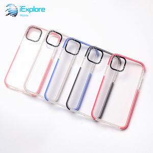 IExplore-funda de teléfono de doble color 1,5mm TPU + acrílico + TPE con anillo de cámara de logotipo personalizado para iPhone 14 pro <span class=keywords><strong>max</strong></span> <span class=keywords><strong>Samsung</strong></span> <span class=keywords><strong>S22</strong></span> <span class=keywords><strong>ultra</strong></span> - Product Image 2