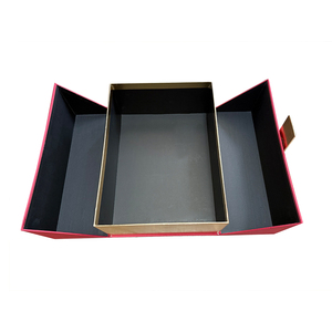 Sang Trọng 2-Mảnh Đôi Cửa Gỗ Hộp Quà Tặng Dập Nổi Xách Tay Nghệ Thuật Giấy Bao Bì Cho Hoa Hồng Hoa Son Môi Mỹ Phẩm 38*28*14.5Cm - Product Image 5