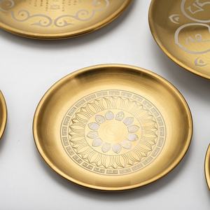 CHENLANG カスタマイズパターン ステンレススチールトレイ インセンスホルダー 祭壇プレート アロマティック 耐久性 カスタムカラー セレモニーオーナメント - Product Image 4