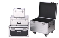 Boîte à outils de stockage de haut-parleur de processeur vidéo portable en aluminium 1U personnalisable OEM & ODM avec EVA et matériaux métalliques