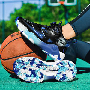 Zapatillas de Baloncesto de Caña Alta con Cierre de Cordones, Transpirables, con Amortiguación de Alto Rebote y Suela de Goma Resistente - Product Image 4