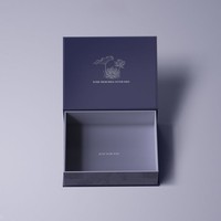 Vente flash - Boîte cadeau pliante en papier - Emballage cadeau - Logo imprimé personnalisé - Boîte magnétique de luxe violette pour parfum