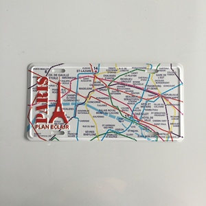 <span class=keywords><strong>Plaque</strong></span> d'<span class=keywords><strong>immatriculation</strong></span> de voiture décorative souvenir personnalisée en relief, <span class=keywords><strong>France</strong></span> - Product Image 5