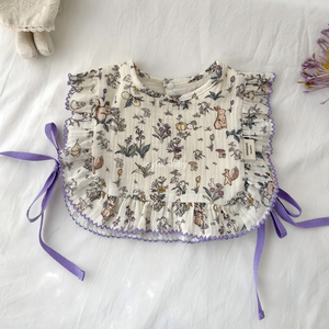 Nouvelles bavoirs pour bébé en mousseline de coton, imperméables, écologiques, absorbants, avec dentelle à volants, pour nourrissons et tout-petits, pour l'alimentation, la bave et les râles - Product Image 6