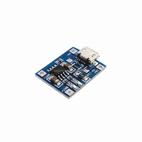 Lot de 10 cartes de charge TP4056 pour batterie lithium 18650, 5V 1A, interface Micro USB, référence 4056