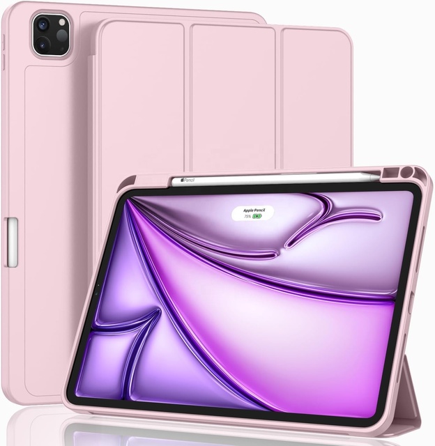 Smart Shockproof Protective Cover Case with Soft TPU Back Shell  for iPad air 13inch M3 2025 M2 2024