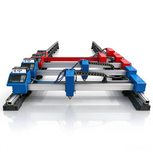 CNC Plasma Cutter 120A Industrial Metal Cutting <b>Machine</b> with Servo Motor and PLC Control System for High Accuracy Operations - Product Image 1