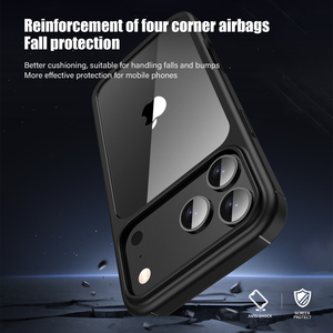 Per <span class=keywords><strong>iPhone</strong></span> 17 <span class=keywords><strong>Pro</strong></span> Max custodia, trasparente sottile leggero Anti-graffio TPU + PC 2 in 1 <span class=keywords><strong>Cover</strong></span> per cellulare antiurto per <span class=keywords><strong>iPhone</strong></span> 15 16 17 - Product Image 5