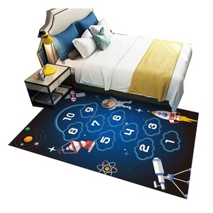 Tapis <span class=keywords><strong>de</strong></span> sol éducatif pour enfants en fausse fourrure <span class=keywords><strong>de</strong></span> cachemire, motif dessin animé, pour <span class=keywords><strong>jeu</strong></span> <span class=keywords><strong>de</strong></span> <span class=keywords><strong>marelle</strong></span>, chambre à coucher, tatami, fenêtre en baie, couverture <span class=keywords><strong>de</strong></span> chevet créative - Product Image 2