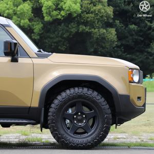 Jantes en alliage forgé DW 16-24 pouces, finition noire, 5 branches, 6 trous 6x139.7, pour 4x4 tout-terrain, <span class=keywords><strong>Toyota</strong></span> Hilux, Ford - Product Image 2