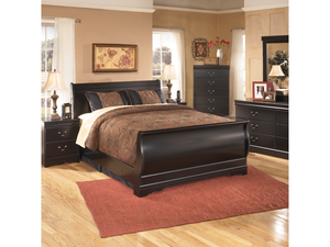 <span class=keywords><strong>Lit</strong></span> Queen Sleigh en blanc Crisp Cottage, cadre de <span class=keywords><strong>lit</strong></span> traditionnel de style Louis Philippe <span class=keywords><strong>avec</strong></span> tête et pied de <span class=keywords><strong>lit</strong></span>, bois d'ingénierie - Product Image 4