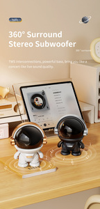 Altavoz Bluetooth K29 <span class=keywords><strong>Apollo</strong></span> Space Astronaut Robert con Luz RGB, Regalos de Navidad y Cumpleaños para el Hogar, Altavoz Portátil Inalámbrico con Bajos - Product Image 3