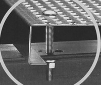 Feuille perforée |   Acier au carbone Q235, 3 mm x 6 mm, pas de 2 mm, galvanisé électrolytique, anti-corrosion, pour passerelle d'appartement résidentiel ignifuge