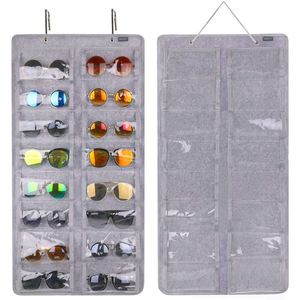 Wall Mounted Hanging Glasses Storage Organizer Holder With Metal <b>Hook</b> Eyewear Hanging Storage - Product Image 3