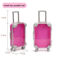 Valise de transport rectangulaire mini portable en plastique PP recyclable, vide et personnalisable, avec boîte en plastique pour usage alimentaire