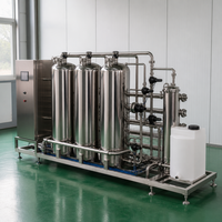 Filtre mécanique en acier au carbone avec média sable de quartz, lavage automatique, 5000 L/heure, échange d'ions, osmose inverse, traitement de l'eau