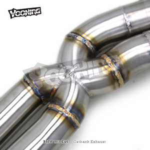 OBM Valved Catback para <span class=keywords><strong>BMW</strong></span> M3 <span class=keywords><strong>E46</strong></span> 2004-2006 Motor Resonador Midpipe SUS304 Silenciador trasero Eje <span class=keywords><strong>Escape</strong></span> Cat Back <span class=keywords><strong>Escape</strong></span> - Product Image 4