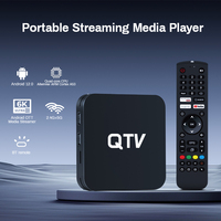 Futur APP QTV X6 Android Tv Box Original Pabrik Allwinner H618 H616 2/16GB 4K*2K Kualitas Unggul Box Tv Stabil