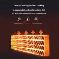 Chauffage Électrique Vertical Transfrontalier pour la Maison, Chauffage Rapide, Simulation de Flamme, Humidificateur, 1500-2000W