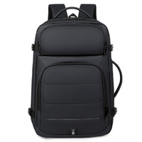 Mochila Expandible para Negocios de 15.6 Pulgadas, Impermeable, con Puerto de Carga USB, Reflectante, para Portátil, con Correa para Equipaje - Logotipo Personalizado