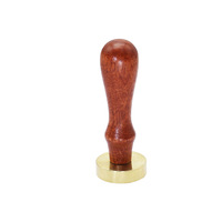 Sceau de cire personnalisé en cuivre et laiton avec logo en forme de glaçon pour usage professionnel