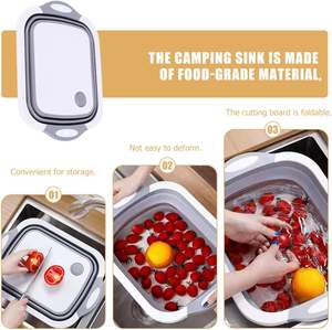 Cesta de Picnic Plegable Multifuncional para Frutas y Verduras, Contenedor Grande para Cortar y Filtrar Alimentos, Venta al por Mayor - Product Image 4