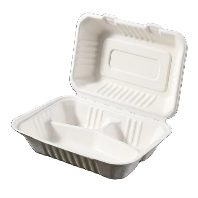Food 3 Compostable Biodegradable Eco-Friendly Folders Packaging Disposable Take Away Containers Noodle Sugar Olive Oil Jelly