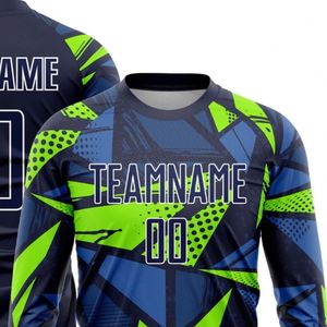 Nueva Camiseta <span class=keywords><strong>de</strong></span> Fútbol <span class=keywords><strong>de</strong></span> Manga Larga con Diseño Gráfico, Ligera, Transpirable, <span class=keywords><strong>de</strong></span> Secado Rápido, Ropa Deportiva <span class=keywords><strong>de</strong></span> Alto Rendimiento para Entrenamiento al Aire Libre - Product Image 4