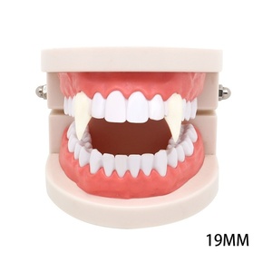 <span class=keywords><strong>Dents</strong></span> de <span class=keywords><strong>vampire</strong></span> artificielles personnalisées pour Halloween, accessoires de costume de zombie ou de diable pour fête, vente en gros OEM - Product Image 4