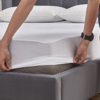 Protège-matelas en coton imperméable anti-acariens, taille King, en tissu éponge, tapis de mahjong tricoté, vente chaude