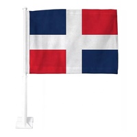 Meilleure Vente Personnalisée Drapeau de Voiture Voiture Fenêtre Drapeau Avec Pôle En Plastique