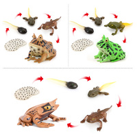 Grosir patung kecil hewan Model PVC Solid, patung sepeda kehidupan laba-laba buram kupu-kupu