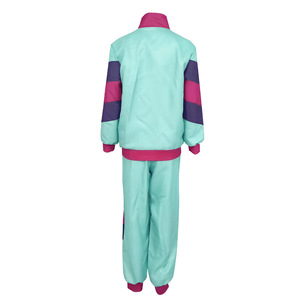 Women's <b>Retro</b> Hip Hop <b>Tracksuit</b> Set Long Sleeve Jacket And Pants Two Piece Sport Casual Wear Breathable Design - Product Image 3