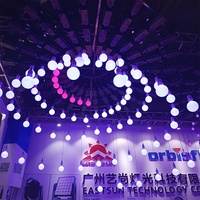 Controlador de software de iluminación DMX, Bombilla de instalación cinética, grúa de elevación, cabrestante cinético de luz DMX