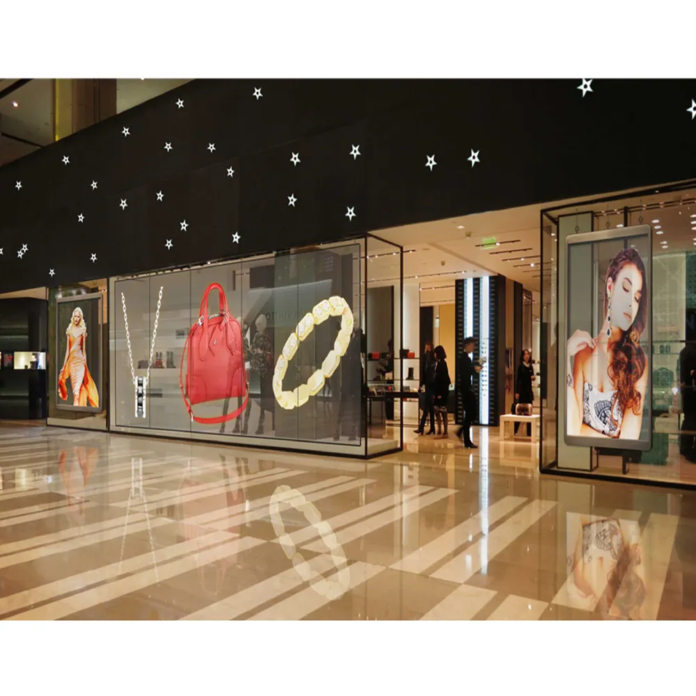 Crystal LED Display P3.91 P7.62 Transparent Indoor LED Display for Window Outdoor View LED Screen