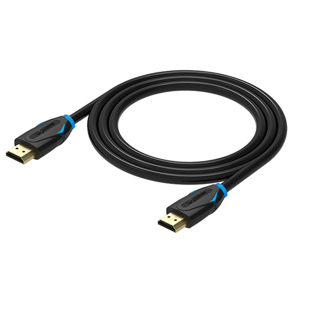 Литой Пластиковый Премиум заводская цена штекер-штекер черный 4K hdmi-hdmi кабель 0,5 м до 30 м