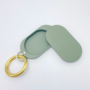 Caja de Bálsamo Sólido Personalizada de Fábrica, de Aleación de Zinc Chapada en Oro, con Impresión por Grabado, Tapa Deslizante con Logotipo, Multifuncional, Creativa, con Lazo, ANZ WA61 - Product Image 1