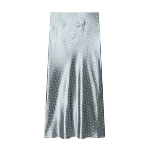 Gonna midi a <span class=keywords><strong>pois</strong></span> da donna 2026, nuova moda casual, stile Joker, retrò, chic, con elastico in vita. - Product Image 2
