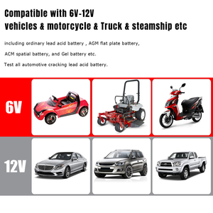 Konnwei kw650 kỹ thuật số tự động tải Tester 12V 6V kháng nội bộ Pin Analyzer Xe pin Tester cho pin gói - Product Image 4