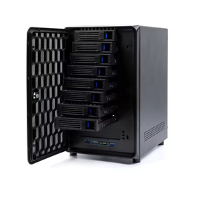 Portable 8-Bay Mini ITX NAS Storage Server <b>Case</b> Complete Hot Swap Industrial Cloud Embedded <b>Computer</b> NAS Storage Server <b>Case</b> NAS - Product Image 1
