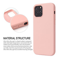 Étui en silicone liquide écologique personnalisé pour 12 Pro Max - Anti-chute, étanche, résistant aux chocs, design de luxe avec option de logo
