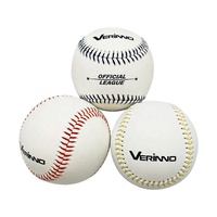 Balle de baseball de sécurité en cuir microfibre durable pour l'entraînement au T-Ball et la pratique avec les machines à lancer
