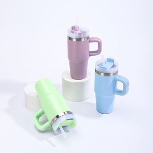 Taza de Viaje Elegante de Acero Inoxidable 304 con Aislamiento al Vacío, Portátil, 14 oz, con Asa, para Auto, Doble Capa, a Prueba de Fugas, Ecológica, para Hielo - Product Image 3