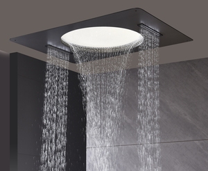 Soffitto luce LED grande soffione <span class=keywords><strong>doccia</strong></span> <span class=keywords><strong>incasso</strong></span> sistema <span class=keywords><strong>termostatico</strong></span> bagno celato <span class=keywords><strong>doccia</strong></span> Set con getti corpo - Product Image 2