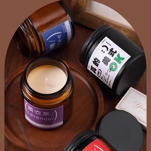 Handmade Wholesale Plant-based Wax Smokeless Aromatherapy Pure Burning Eco-friendly Cotton Wick Wild <strong>Tomato</strong> Scented <strong>Candle</strong> - Product Image 4