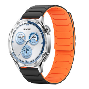 <span class=keywords><strong>Cinturino</strong></span> Magnetico in Silicone da 18mm 20mm 22mm a Sgancio Rapido, Morbido <span class=keywords><strong>Cinturino</strong></span> Sportivo <span class=keywords><strong>per</strong></span> <span class=keywords><strong>Huawei</strong></span> Watch - Product Image 1